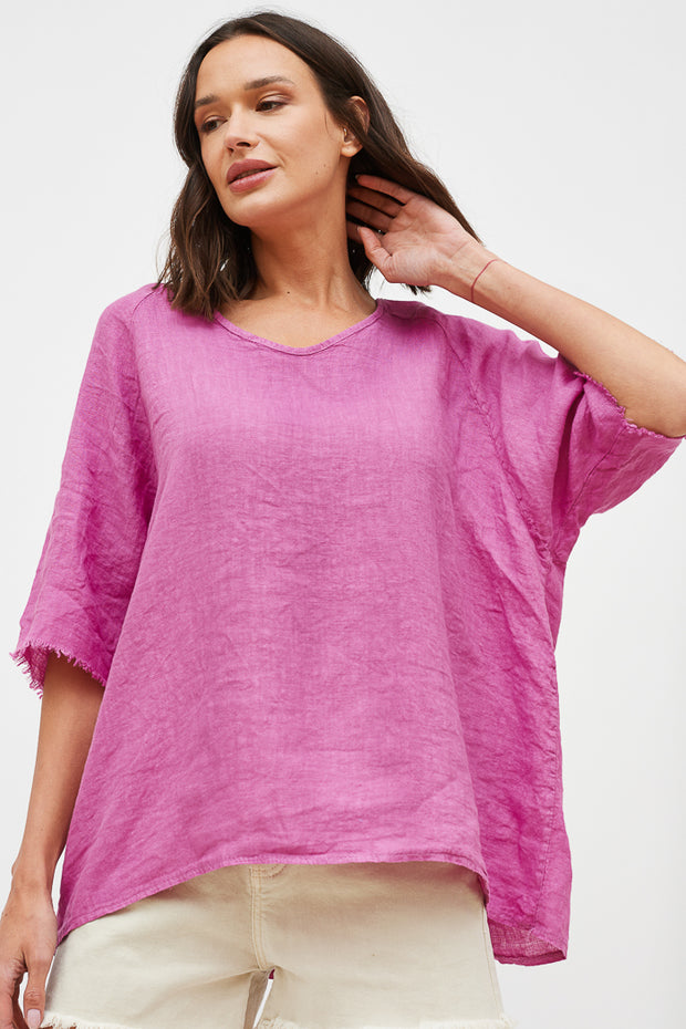 BLUSA MILA LINO SALE